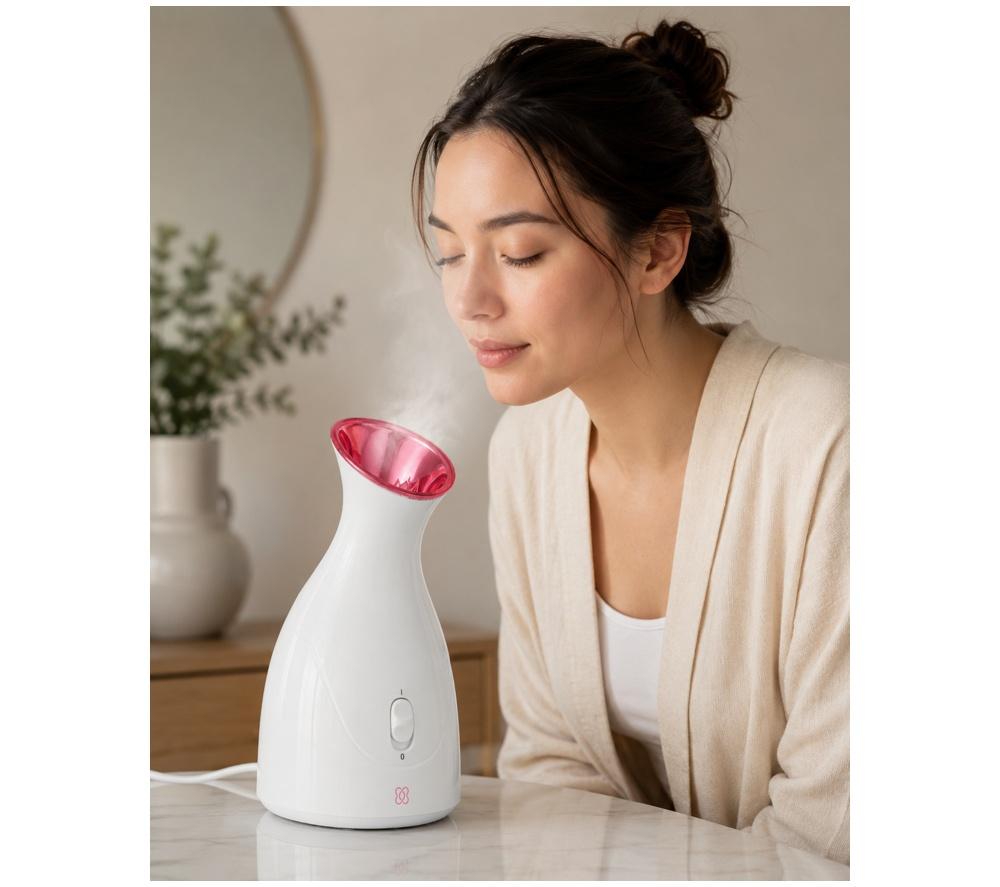LOVE MY SKIN Facial Steamer - White image number 3 of 4