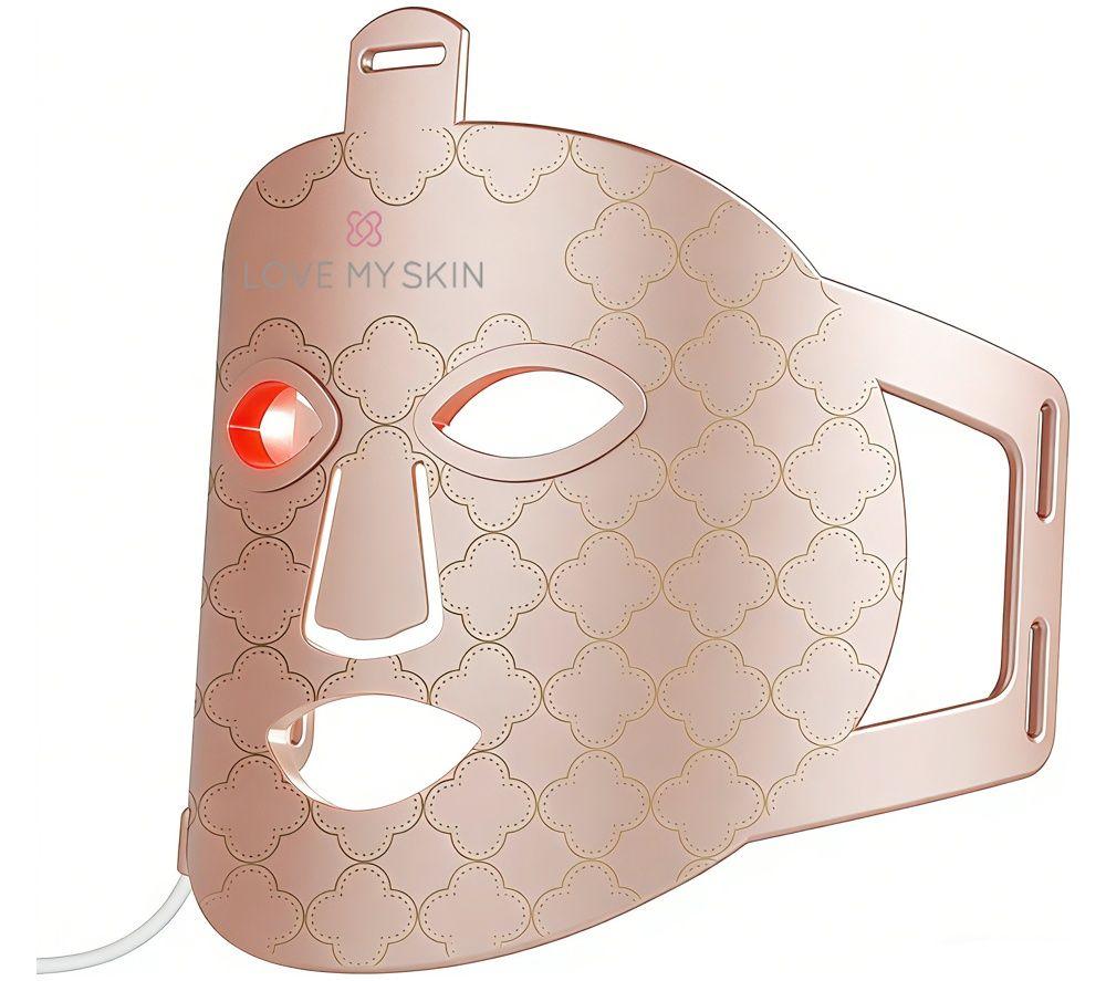 LOVE MY SKIN LED Light Therapy Mask - Blush Pink image number 2 of 3