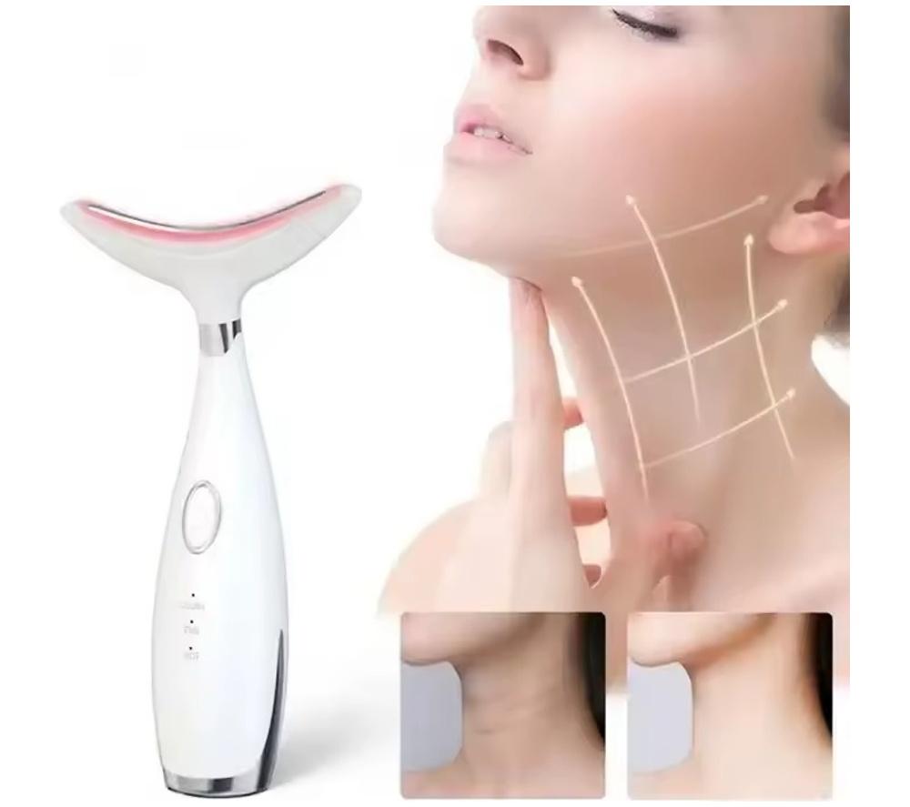 LOVE MY SKIN LMS-FNSD Handheld Face & Neck Sculpting Device - White image number 2 of 16