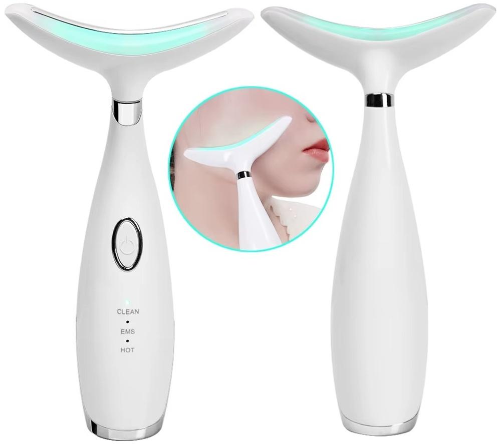 LOVE MY SKIN LMS-FNSD Handheld Face & Neck Sculpting Device - White image number 8 of 16