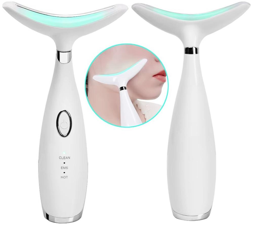 LOVE MY SKIN LMS-FNSD Handheld Face & Neck Sculpting Device - White image number 15 of 16