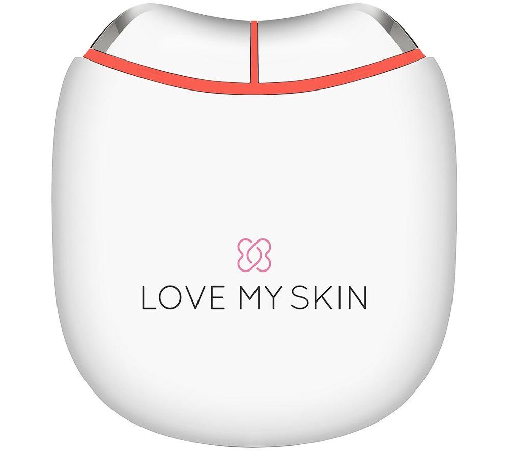LOVE MY SKIN Heated LED Electric Gua Sha - White