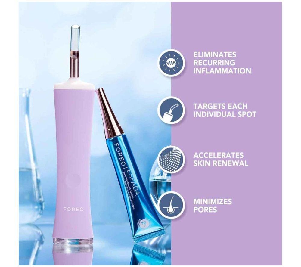 FOREO Espada 2 Plus Advanced Blue LED Acne Treatment Device - Lavender image number 4 of 5