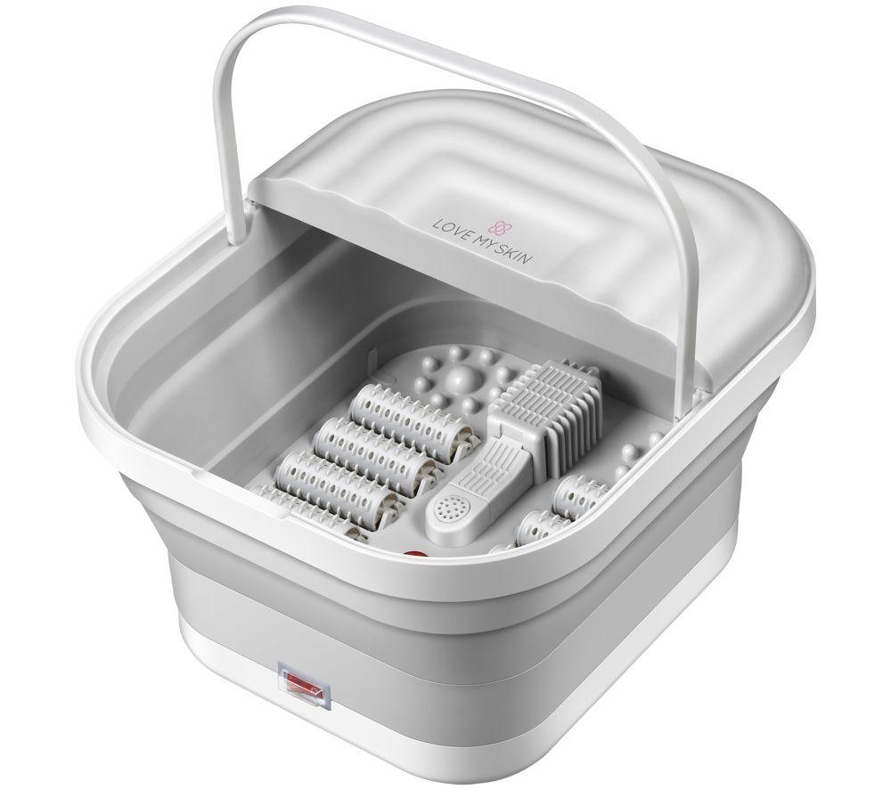LOVE MY SKIN Foldable Foot Spa & Massager - White image number 2 of 4