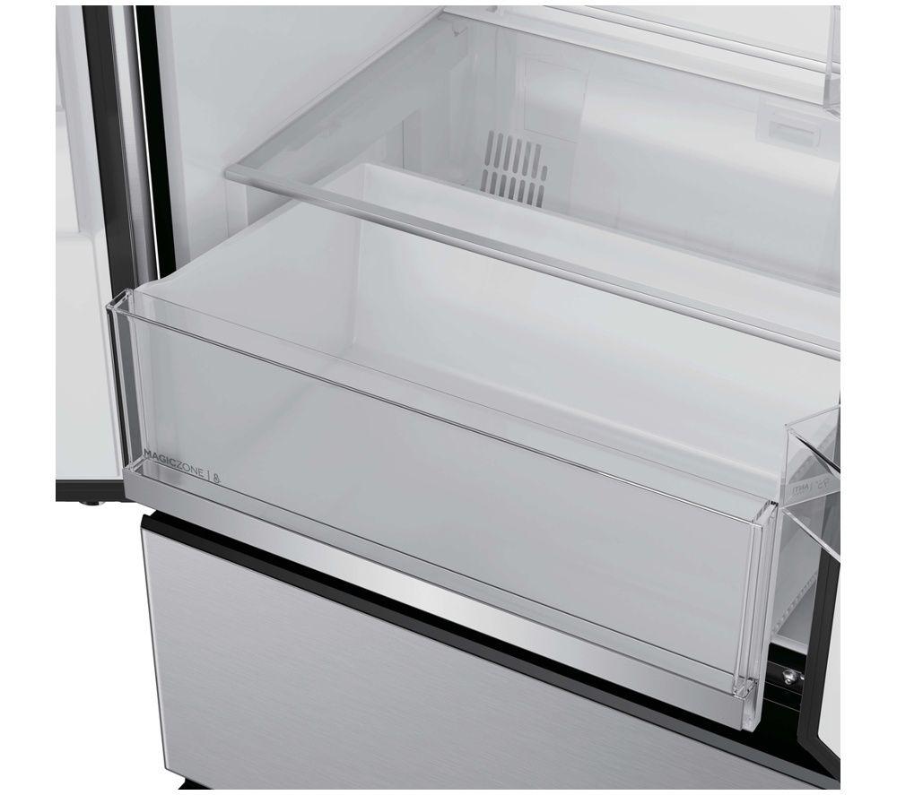 HAIER SpaceFit Series 3 HFKR3718EWMM Fridge Freezer - Inox image number 2 of 6