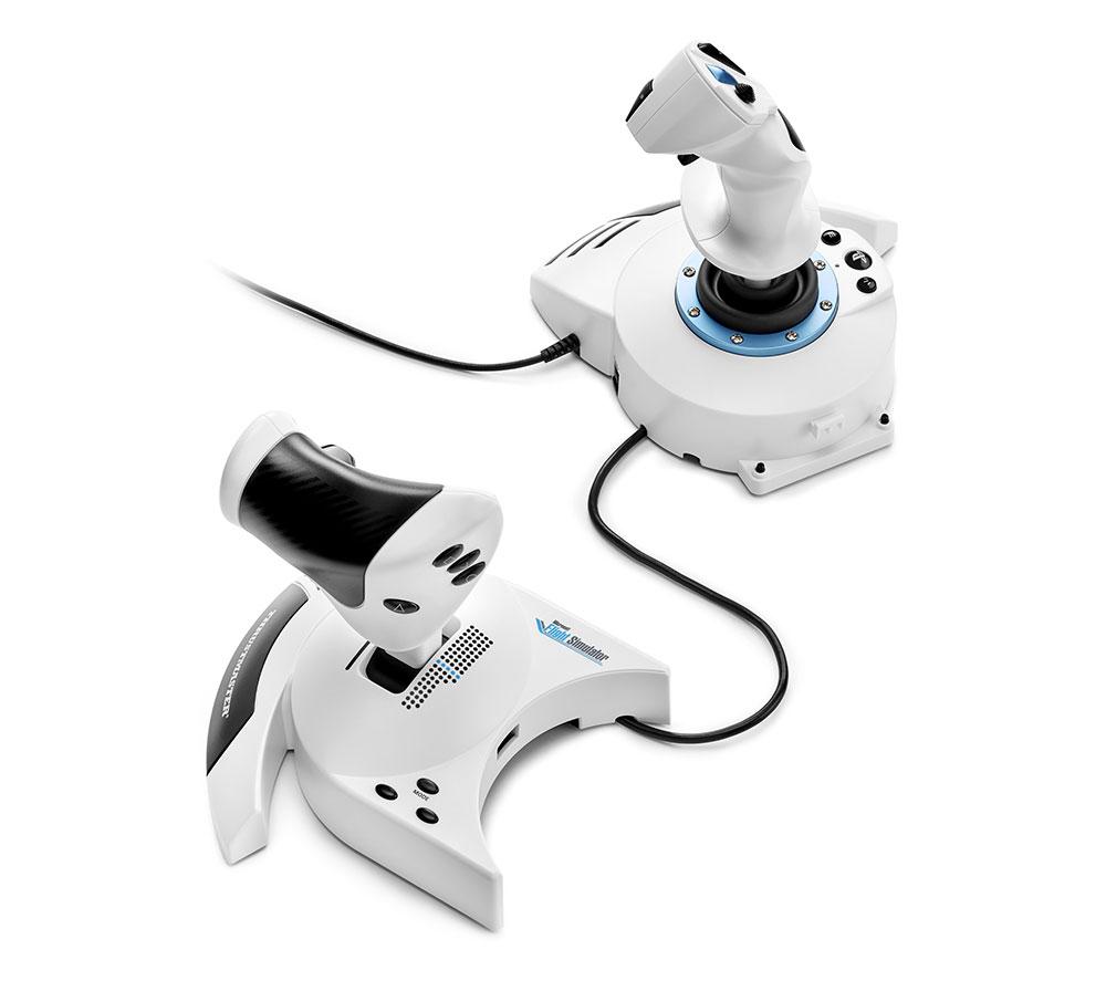 THRUSTMASTER T.Flight Hotas 5 Microsoft Flight Simulator Edition Joystick & Throttle - White image number 4 of 10