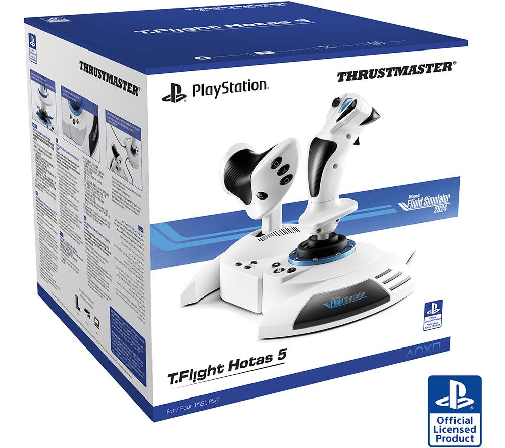 THRUSTMASTER T.Flight Hotas 5 Microsoft Flight Simulator Edition Joystick & Throttle - White image number 8 of 10