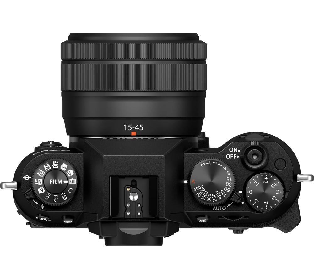 FUJIFILM X-T50 Mirrorless Camera with FUJINON XC 15-45 mm f/3.5-5.6 OIS PZ Lens - Black image number 2 of 6