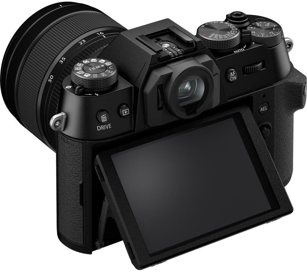 FUJIFILM X-T50 Mirrorless Camera with FUJINON XC 15-45 mm f/3.5-5.6 OIS PZ Lens - Black image number 5 of 6