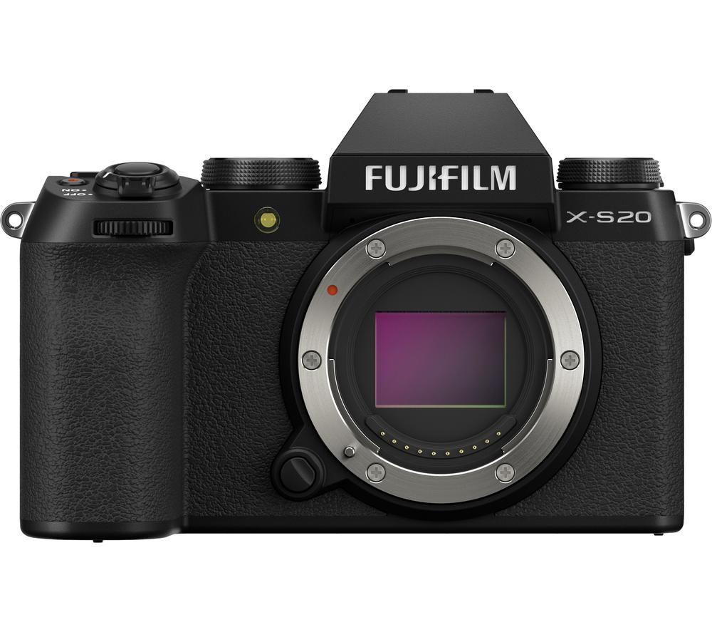 Fujifilm X-S20 Mirrorless Camera - Body Only, Black