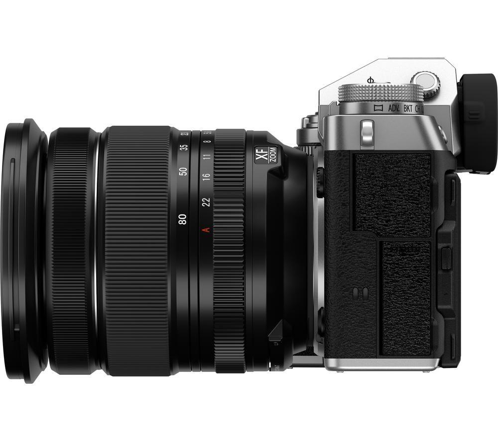 FUJIFILM X-T5 Mirrorless Camera with FUJINON XF 16-80 mm f/2.8-4.0 OIS WR Lens - Silver image number 6 of 8