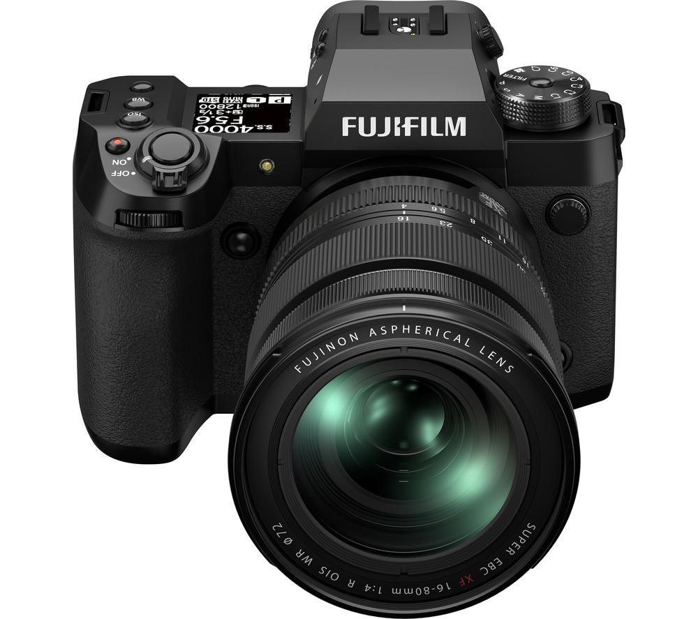 FUJIFILM X-H2 Mirrorless Camera with Fujinon XF 16-80 mm R OIS WR Lens - Black image number 5 of 8