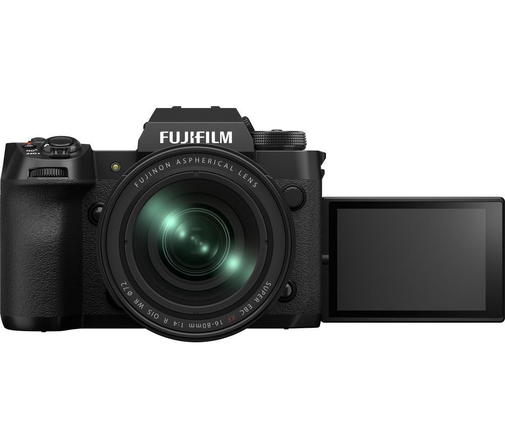 FUJIFILM X-H2 Mirrorless Camera with Fujinon XF 16-80 mm R OIS WR Lens - Black image number 6 of 8