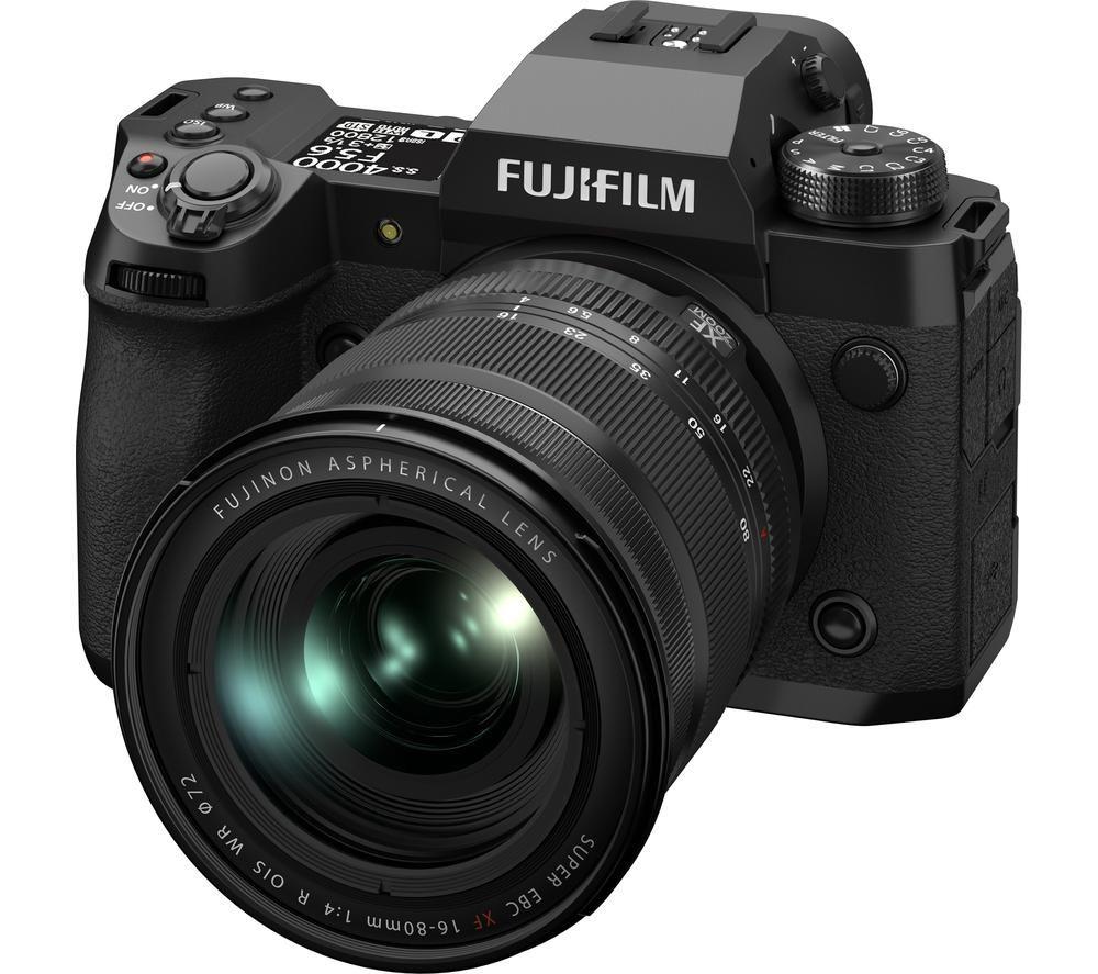 FUJIFILM X-H2 Mirrorless Camera with Fujinon XF 16-80 mm R OIS WR Lens - Black image number 7 of 8