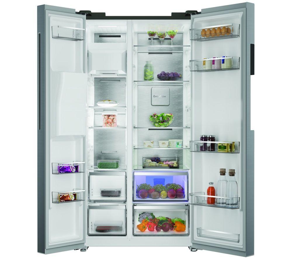 HOTPOINT Dual No Frost VitalCare HPG2 9643IB XP4UK Fridge Freezer - Brushed Steel image number 4 of 7