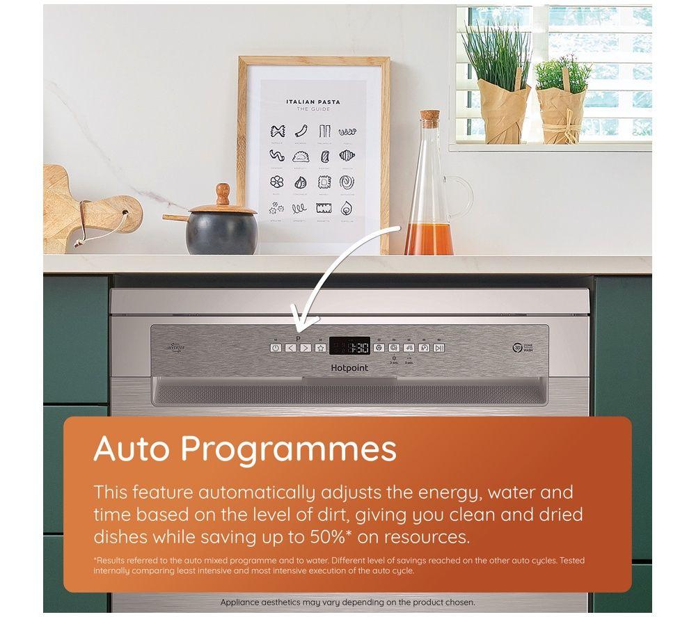 HOTPOINT HP2FFC14BN6WUK Full-size Dishwasher - White image number 6 of 8