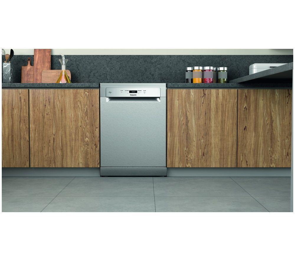 HOTPOINT HP2FFC14BN6XUK Full-size Dishwasher - Silver image number 9 of 9