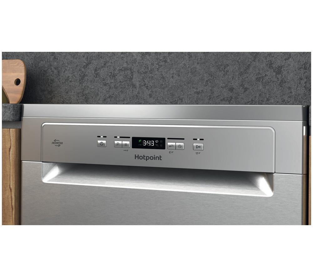 HOTPOINT HP2FFC14BN6XUK Full-size Dishwasher - Silver image number 17 of 19