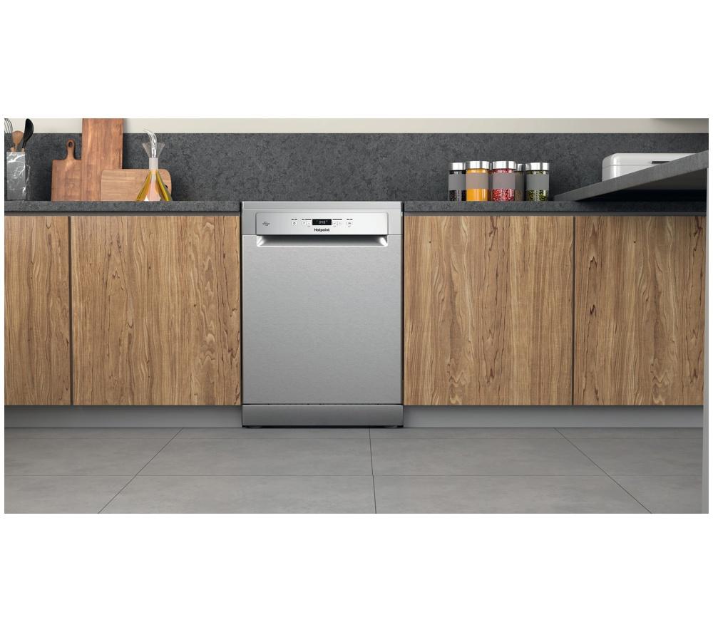 HOTPOINT HP2FFC14BN6XUK Full-size Dishwasher - Silver image number 18 of 19
