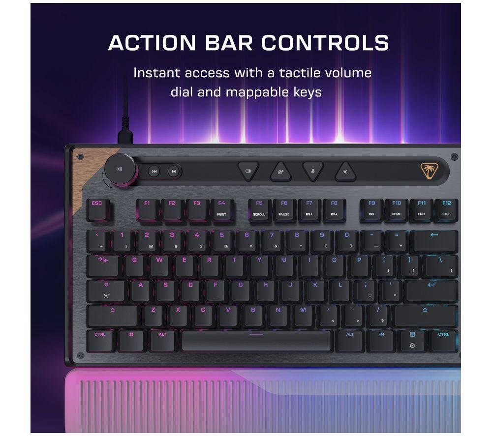 TURTLE BEACH Command Series KB7 Mechanical Gaming Keyboard - Black image number 5 of 9
