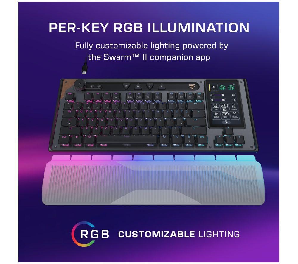 TURTLE BEACH Command Series KB7 Mechanical Gaming Keyboard - Black image number 6 of 9