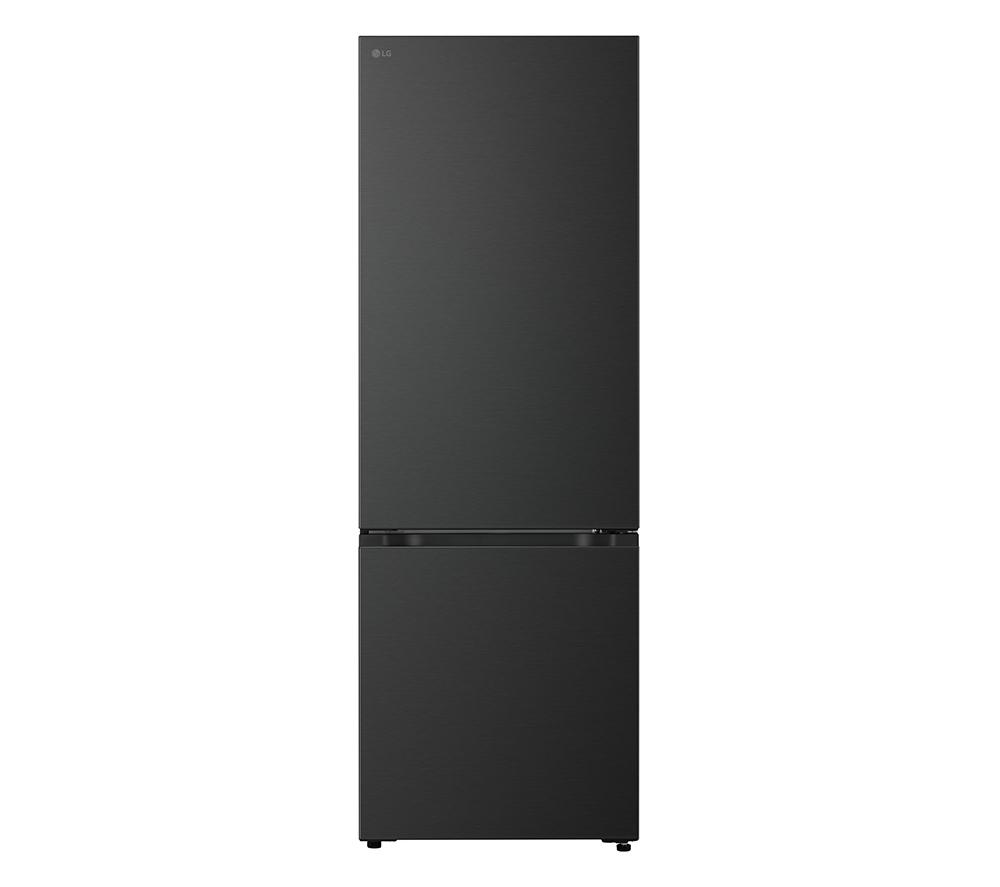 Lg Fit & Max Gbbw726aev Smart 70/30 Fridge Freezer - Essence Black Steel, Black