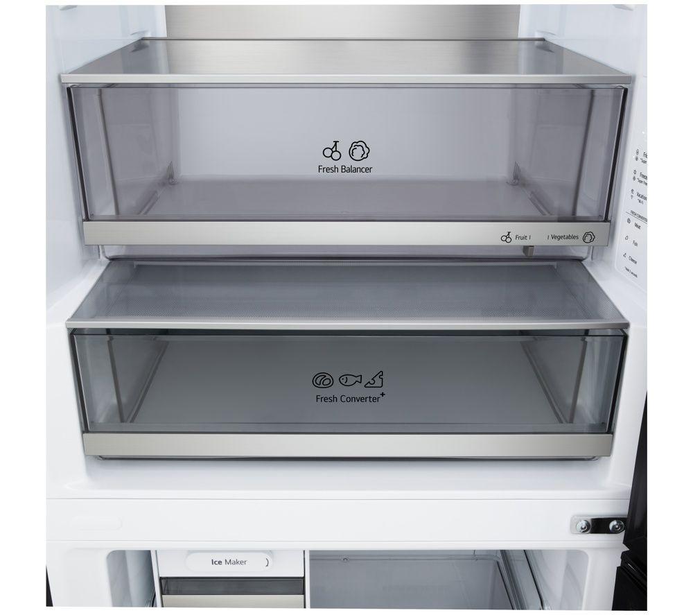 LG Fit & Max GBBW726AEV Smart 70/30 Fridge Freezer - Essence Black Steel image number 2 of 8