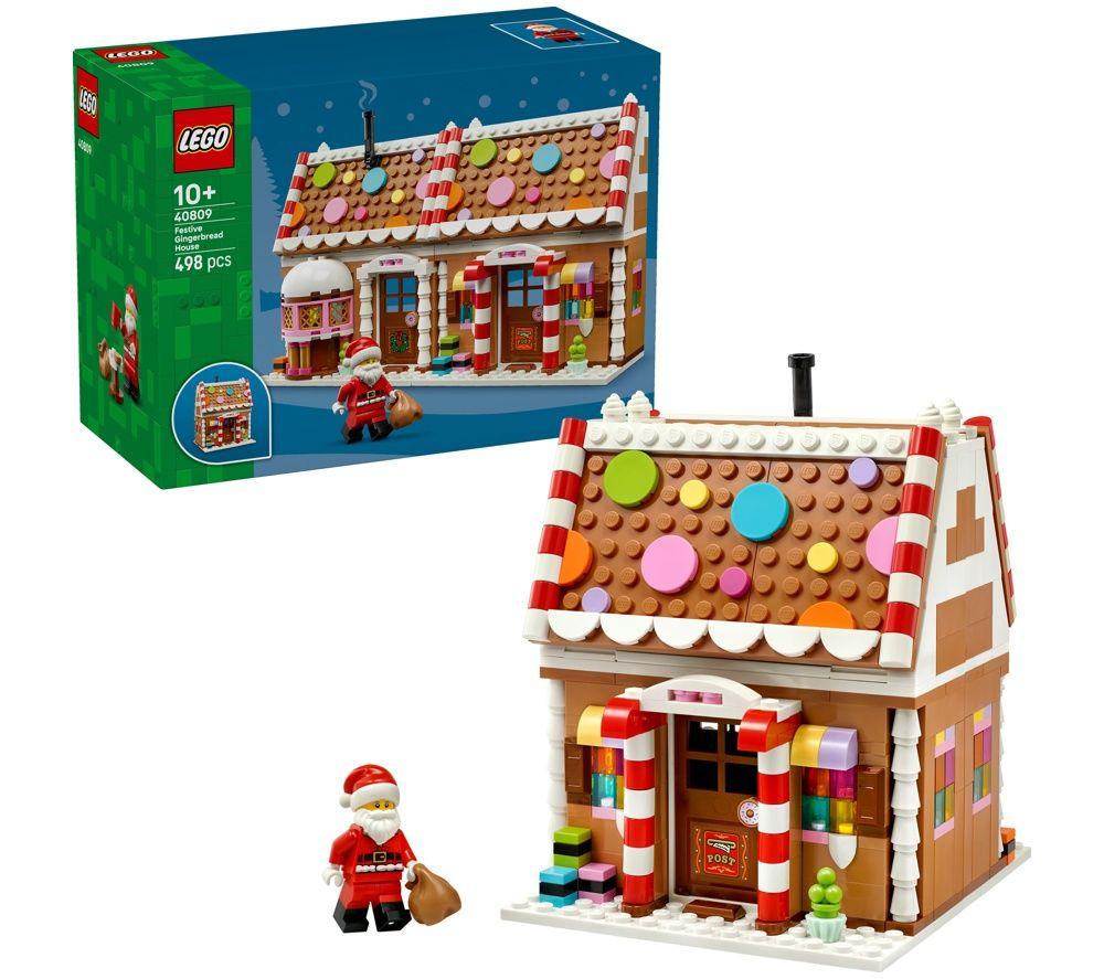 LEGO 40809 Festive Gingerbread House Set image number 2 of 4