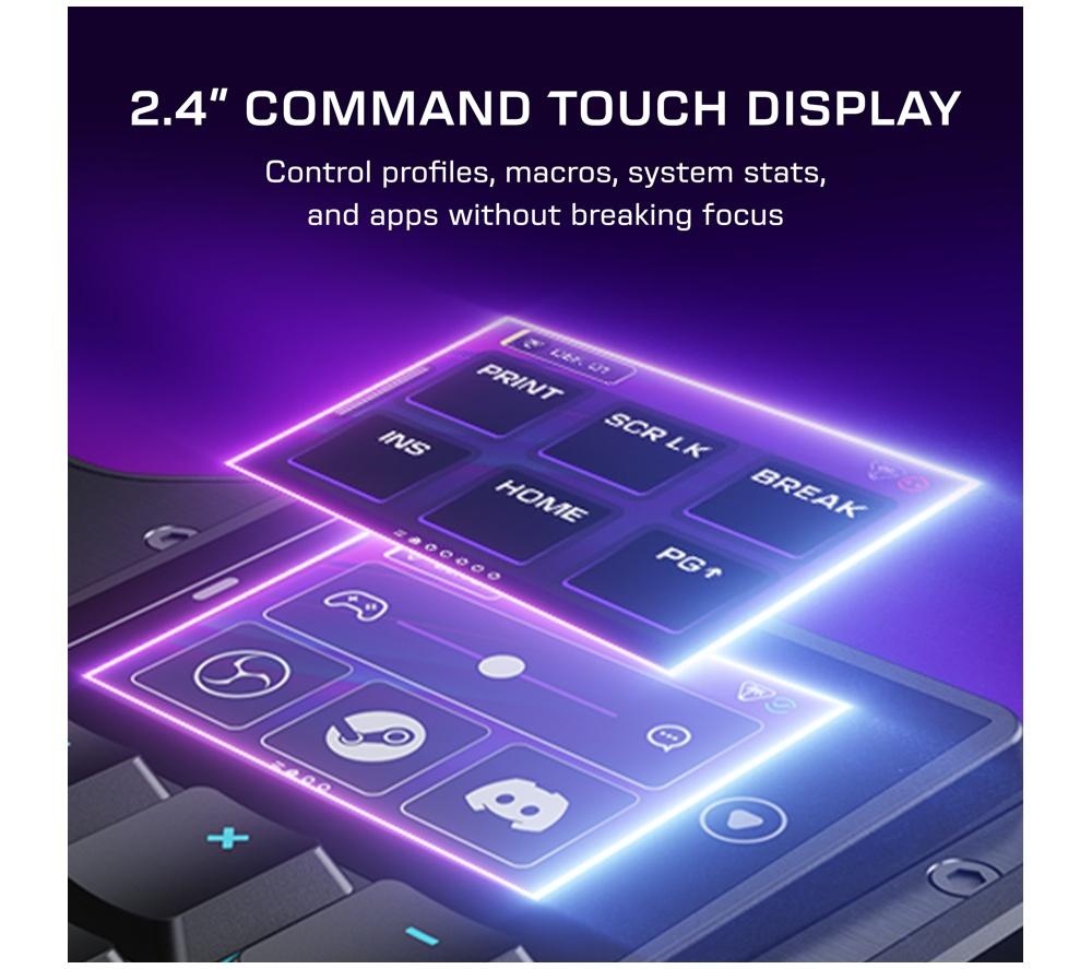 TURTLE BEACH Command Series KB5 Mechanical Gaming Keyboard - Black image number 3 of 12