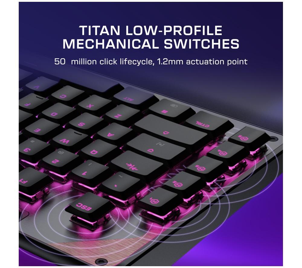TURTLE BEACH Command Series KB5 Mechanical Gaming Keyboard - Black image number 4 of 12