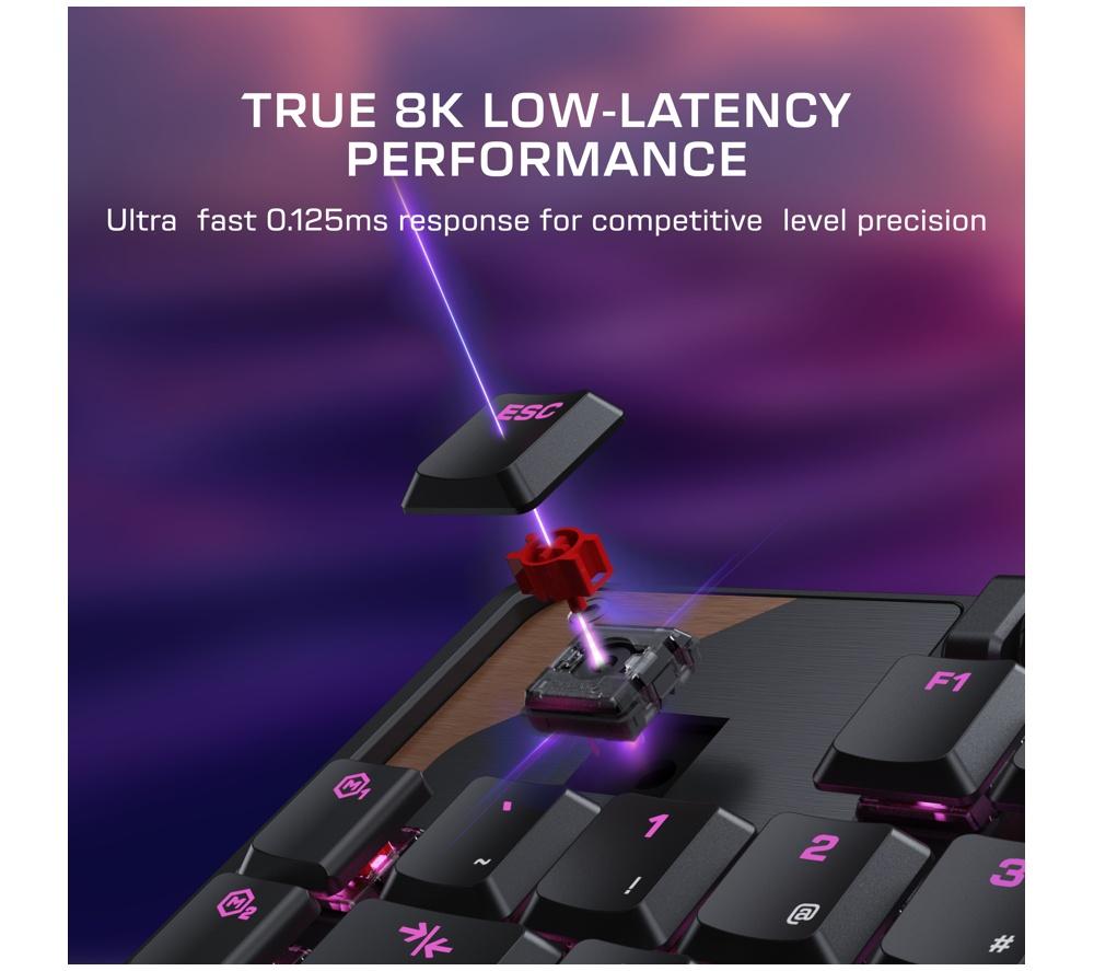TURTLE BEACH Command Series KB5 Mechanical Gaming Keyboard - Black image number 5 of 12