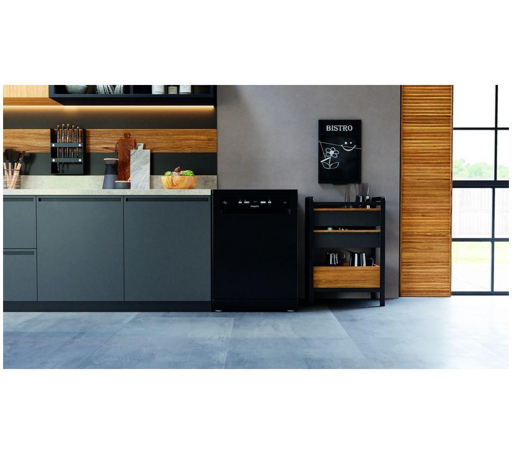 HOTPOINT HP2FFC14BN6BUK Full-size Dishwasher - Black image number 9 of 9
