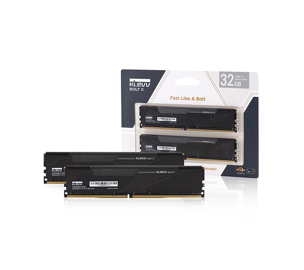 KLEVV BOLT X 16 GB DDR4 3600 MHz PC RAM - 2 x 8 GB image number 4 of 4