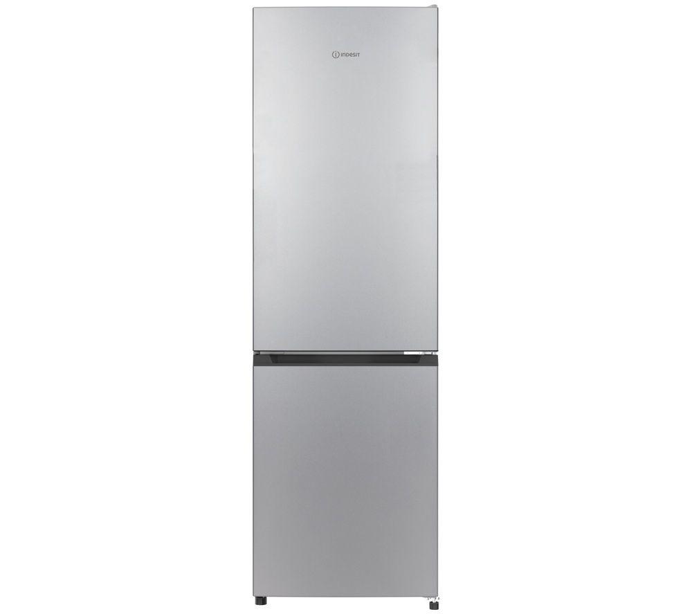 Indesit Total No Frost INKF 8251 W4UK 70/30 Fridge Freezer – Silver, Silver/Grey
