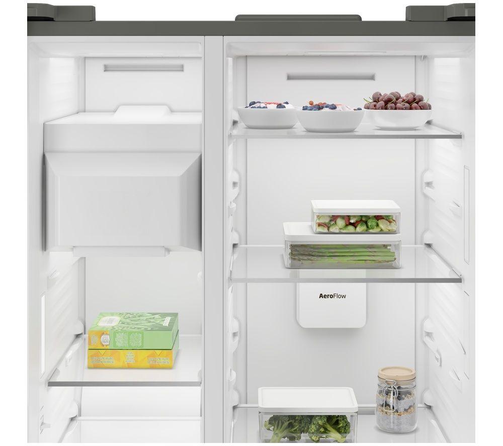 BEKO HarvestFresh AeroFlow ASN492VPZ American-Style Fridge Freezer - Dark Inox image number 7 of 21