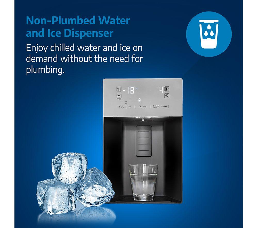 BEKO HarvestFresh AeroFlow ASN492VPZ American-Style Fridge Freezer - Dark Inox image number 17 of 21