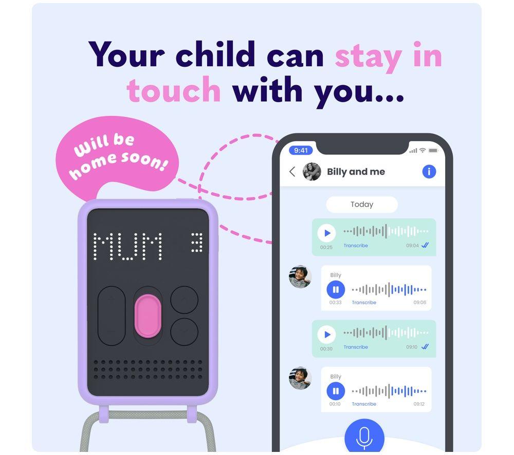KARRI Messenger 2 Instant Voice Messenger - Black & Pink image number 3 of 7