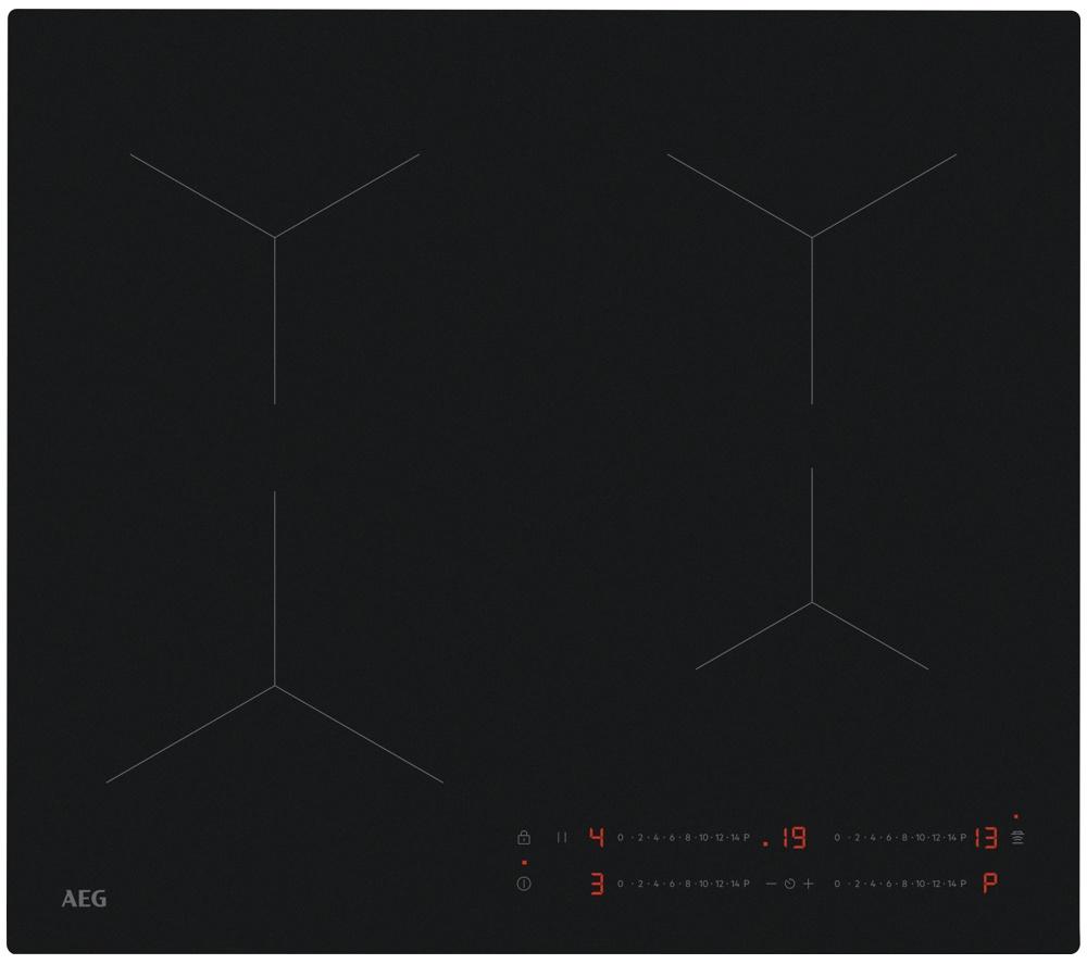Aeg 5000 SaphirMatt SE TO64IA00IT 60 cm Electric Induction Hob – Black, Black