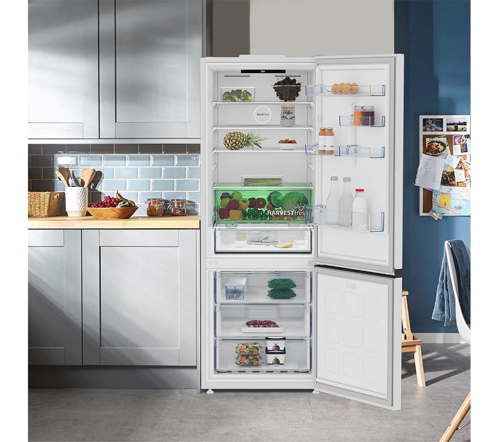 BEKO Pro AeroFlow HarvestFresh CNG4793VW 70/30 Fridge Freezer - White image number 12 of 19