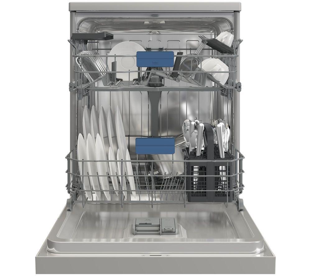 BEKO HygieneIntense BDFN26431S Full-size Dishwasher - Silver image number 3 of 19