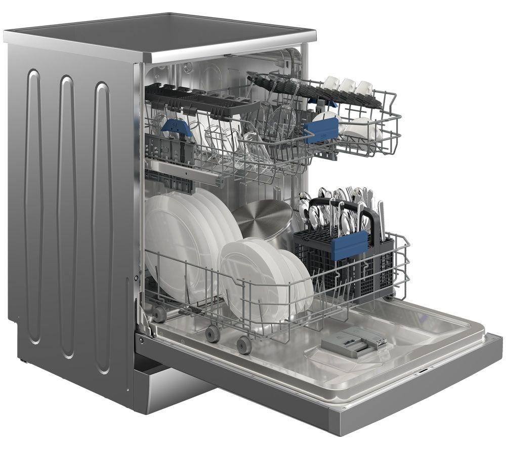 BEKO HygieneIntense BDFN26431S Full-size Dishwasher - Silver image number 4 of 19
