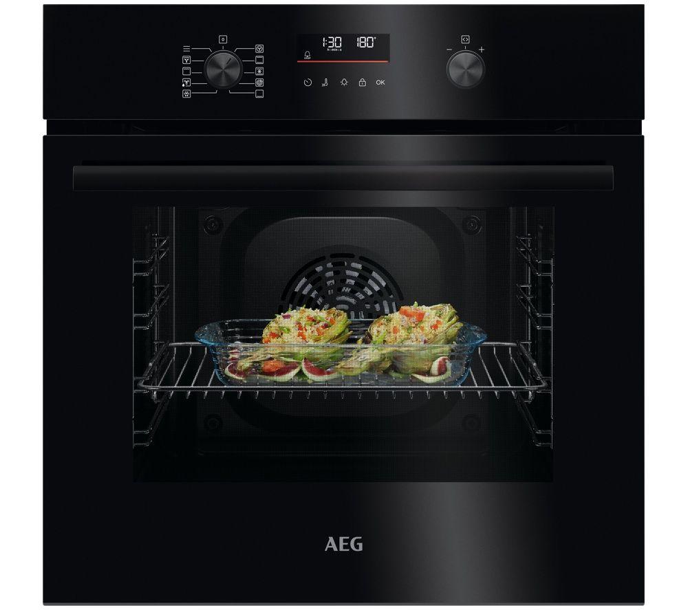 AEG OU5PB40CK Electric Pyrolytic Oven - Black