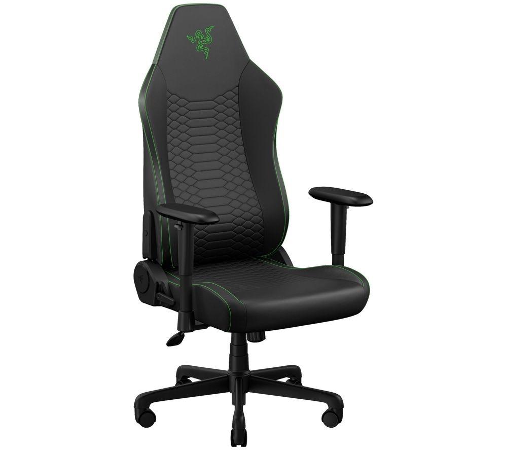 RAZER Iskur V2 X NewGen Gaming Chair - Black & Green image number 2 of 9