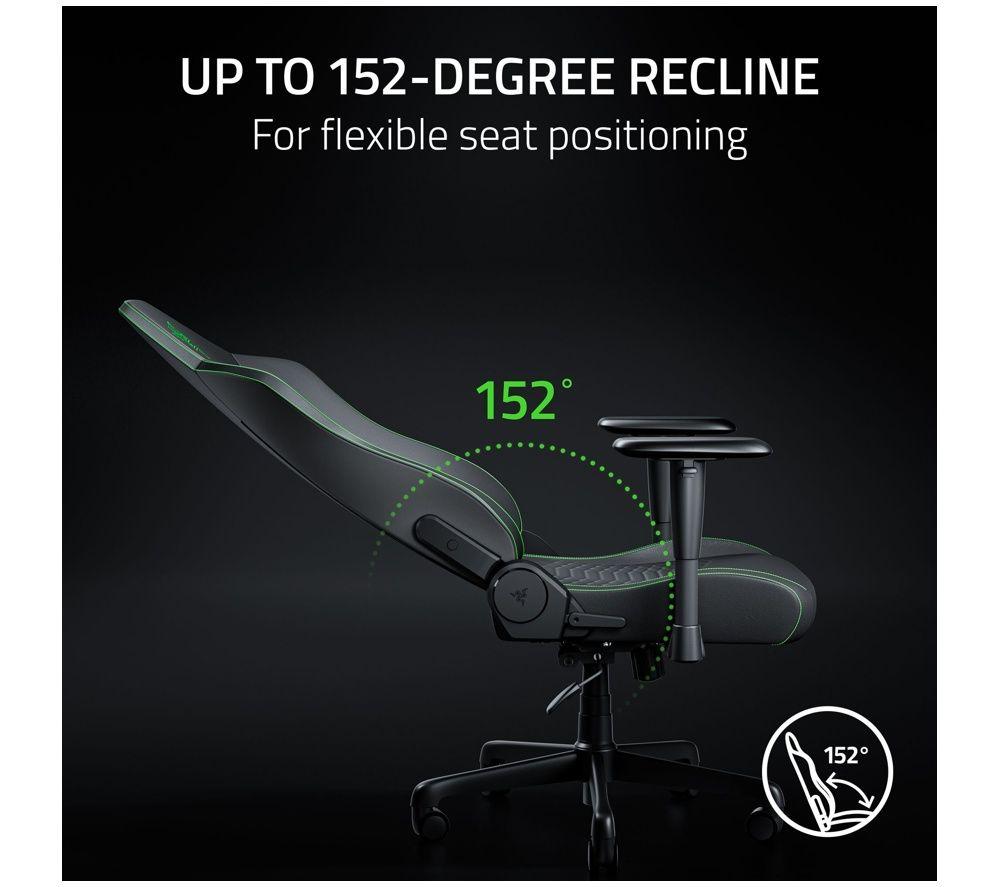 RAZER Iskur V2 X NewGen Gaming Chair - Black & Green image number 5 of 9