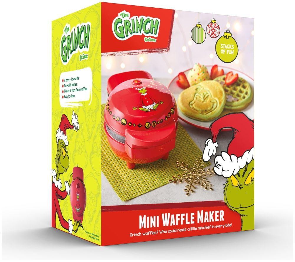 THE GRINCH SDA2798GE Mini Waffle Maker - Red image number 2 of 4