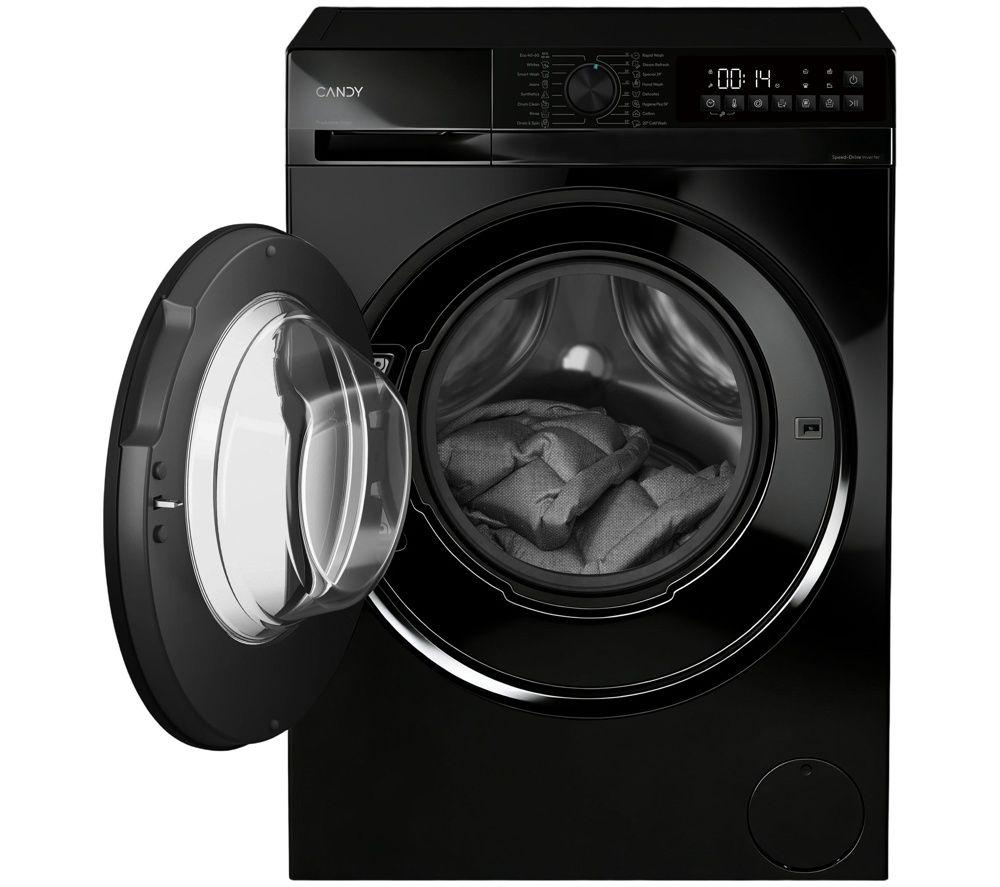CANDY Quick Pro GD 49B10B-80 9 kg 1400 Spin Washing Machine - Black image number 2 of 5