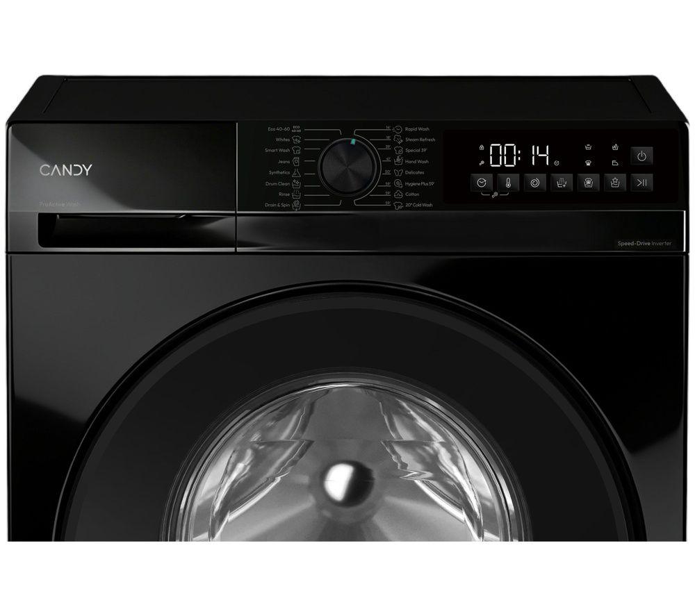 CANDY Quick Pro GD 49B10B-80 9 kg 1400 Spin Washing Machine - Black image number 5 of 5