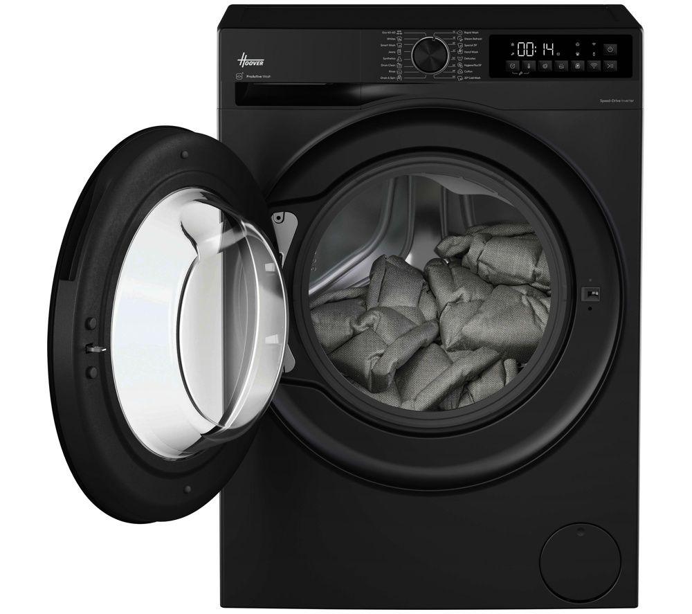 HOOVER Pro Wash Series 3 HBR 412BL10J-80 WiFi-enabled 12 kg 1400 Spin Washing Machine - Black image number 3 of 8