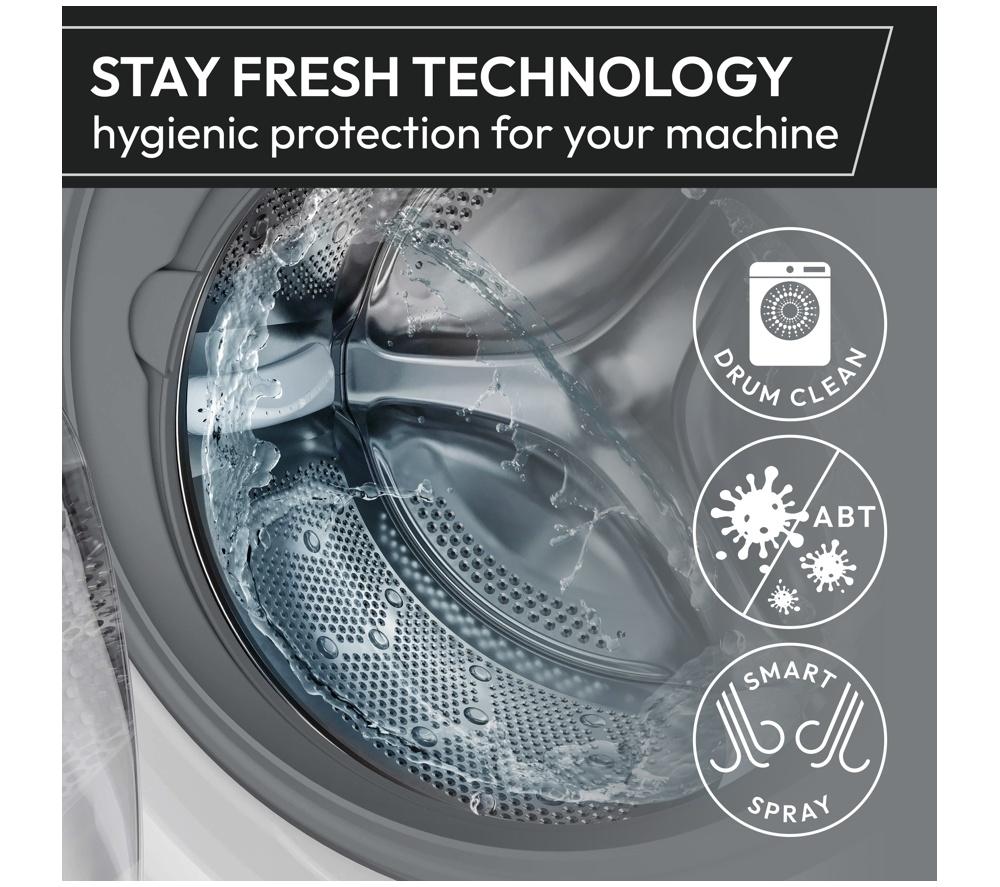 HOOVER Pro Wash Series 3 HBR 412BL10J-80 WiFi-enabled 12 kg 1400 Spin Washing Machine - Black image number 10 of 11