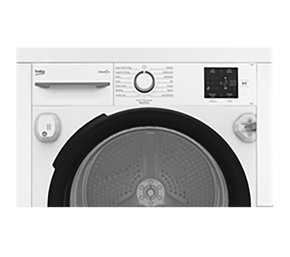BEKO b300 NTIKP81121WN Integrated 8 kg Heat Pump Tumble Dryer - White image number 4 of 10